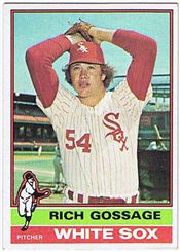 1976 Topps Baseball Cards      180     Goose Gossage